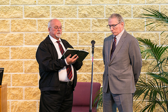 Installation of Rev Doug Watson at Reformed Church of Canberra