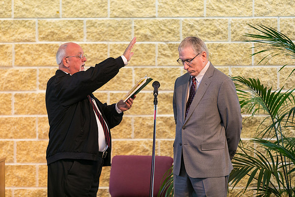 Installation of Rev Doug Watson at Reformed Church of Canberra