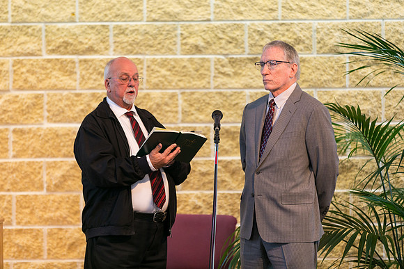 Installation of Rev Doug Watson at Reformed Church of Canberra