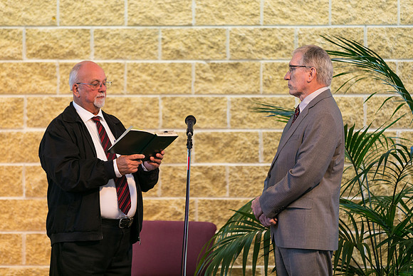Installation of Rev Doug Watson at Reformed Church of Canberra