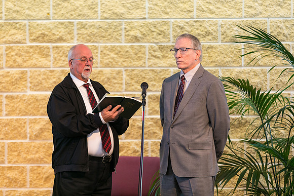 Installation of Rev Doug Watson at Reformed Church of Canberra