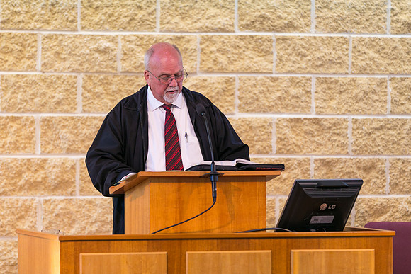 Installation of Rev Doug Watson at Reformed Church of Canberra