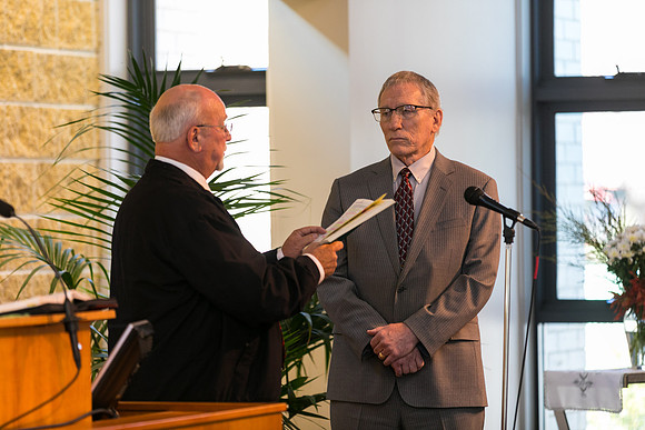 Installation of Rev Doug Watson at Reformed Church of Canberra